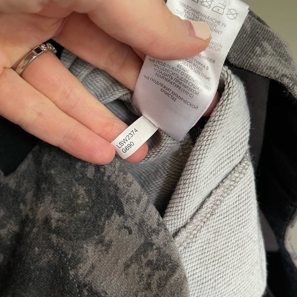 LOLE Sika Burnout Sweatshirt Dress Dark Charcoal Spray‎ Size Small - Picture 15 of 15